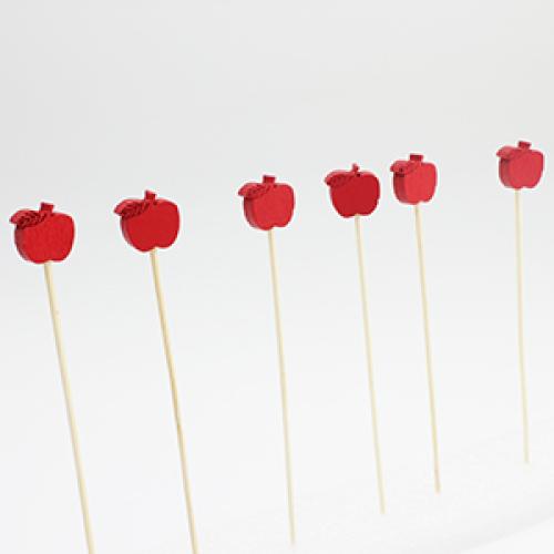 Red Apple Bamboo Skewer - 副本