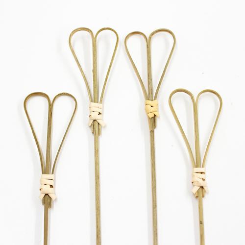 Disposable barbecue stick scissors skewer heart pick fruit salad decoration customizable wholesale